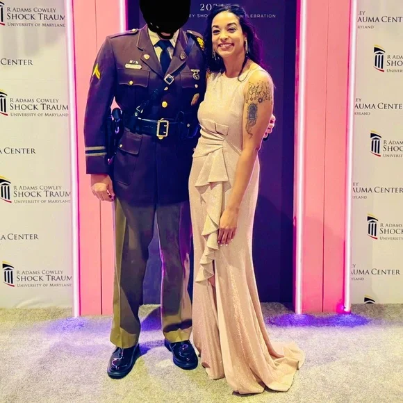 Betsy & Adam | Dresses | Betsy And Adam Sparkly Pink Evening Gownprom Dress  | Poshmark